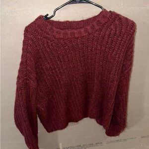 American Eagle Chunky Cropped sweater
